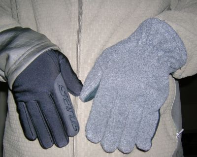 Different approach for different gloves.