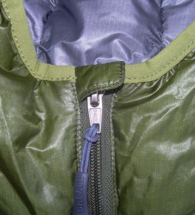 Zipper detail