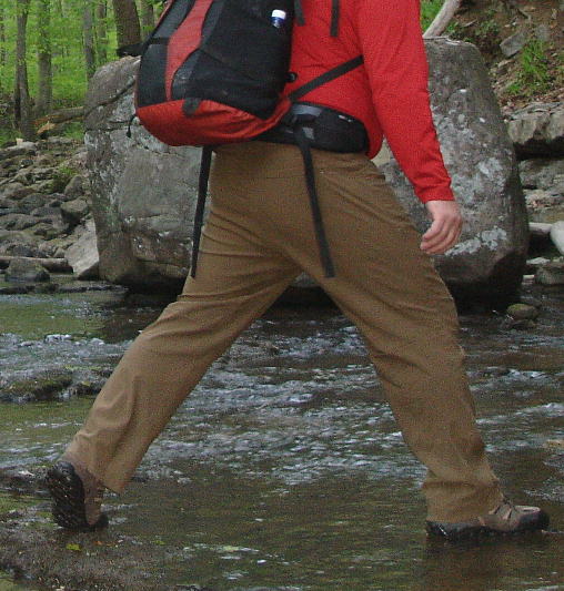 skye pants at creek