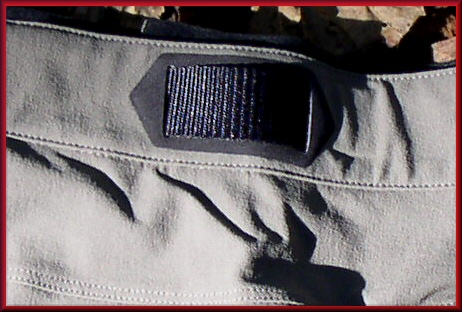 Rear side of the Syncro waistband
