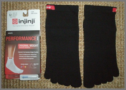 Injinji Socks with cardboard holder