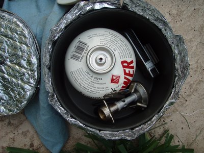 Micron stove in 3 cup pot