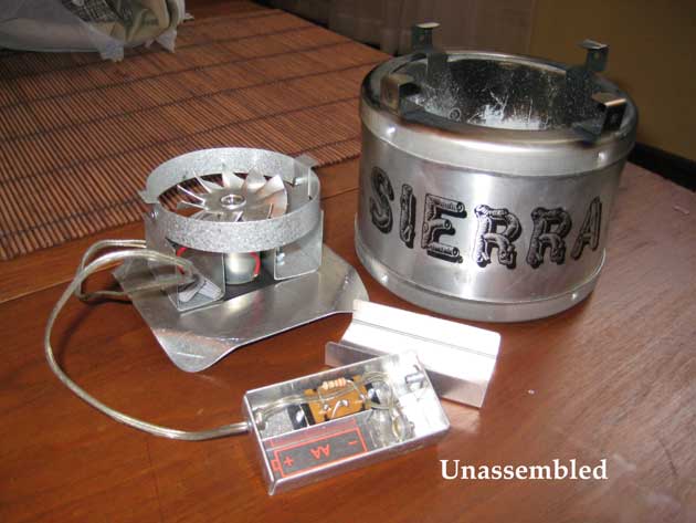 unassembled stove