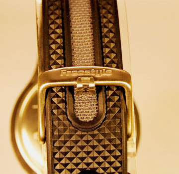 the buckle.