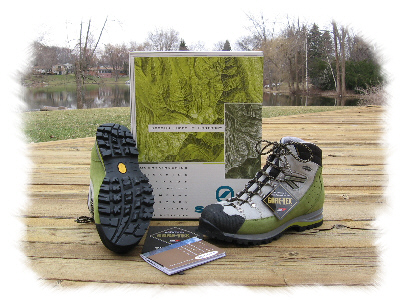 SCARPA Mustang GTX Boots and Packaging