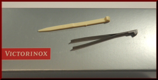 Victorinox Sentinel Tweezer and Toothpick