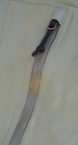 front pocket zipper
