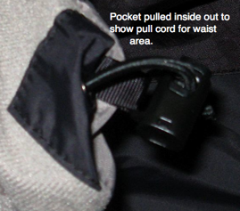 pocket pull cord