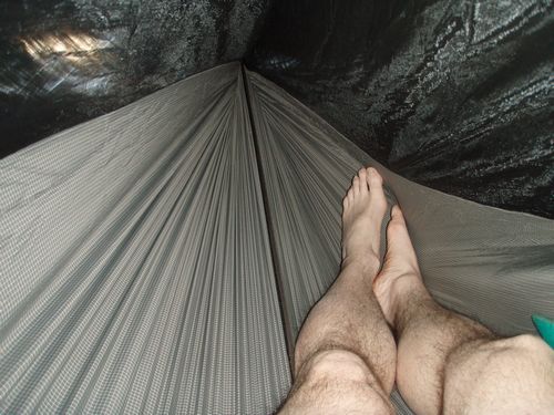foot end of hammock