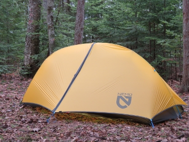Tent at PIctured Rocks National Lakeshore