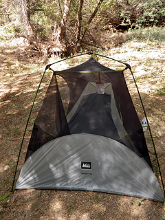Tent without rainfly