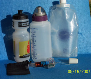 mUV with three bottle sizes