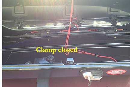 clamp closed