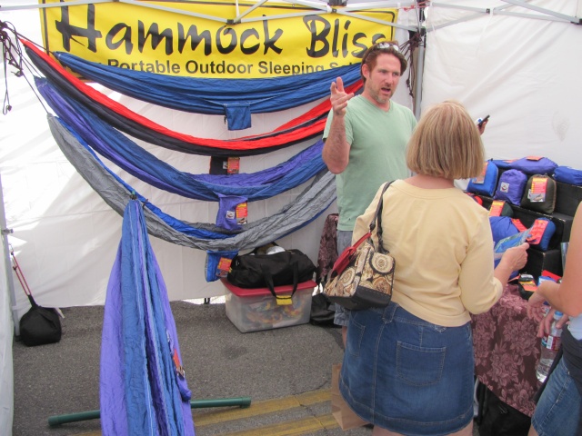 Hammock Bliss at the 4th Street Fair