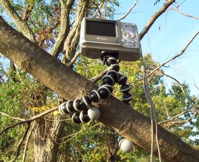 Gorillapod in action rear view