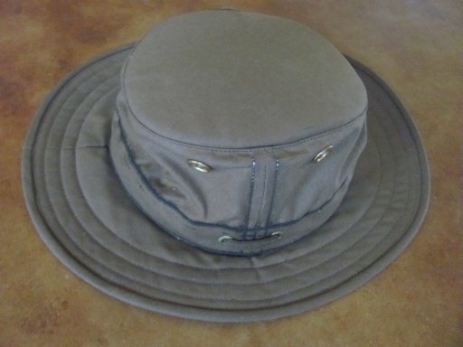 Sweat-stained hat