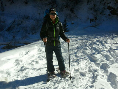 Snowshoeing on the Mineral Fork Trail