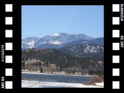 Lake Estes with RMNP in background