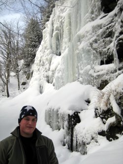 Atlas carries the weight of frozen waterfalls