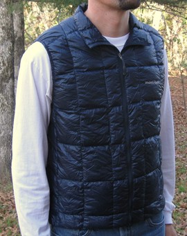 Montbell Extremely Light Down Vest - Worn
