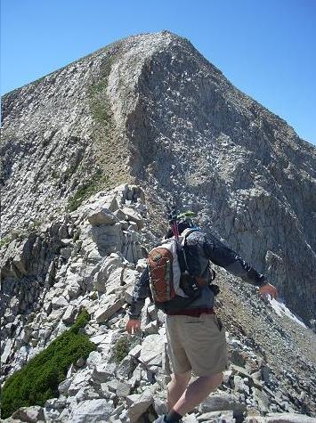 Knife's Edge in the Wasatch Mtns