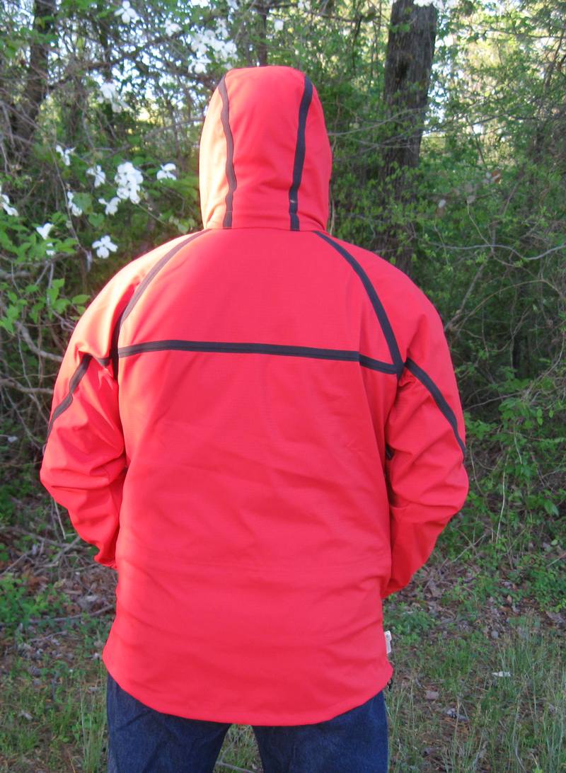 rear view of jacket