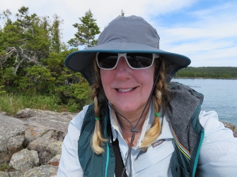 Tester at Isle Royale National Park