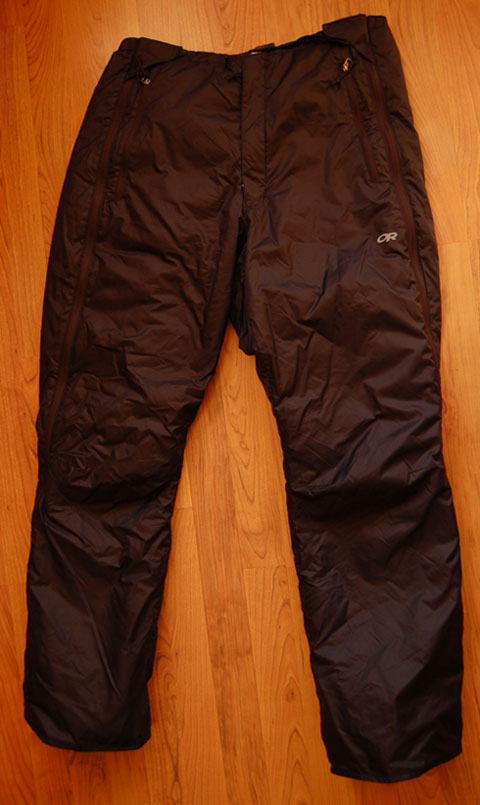 Front view of the OR Neoplume Pants