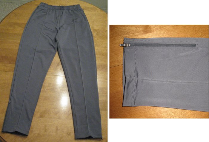 Espresso Pants and zipper detail