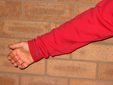 The sleeve and cuff