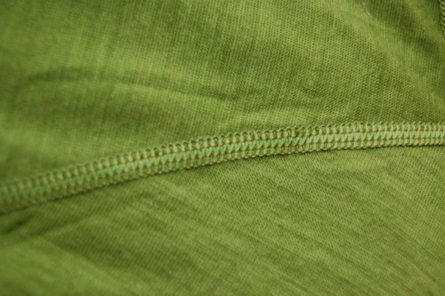 An example of the flat seams on the Wool 2 T-Shirt