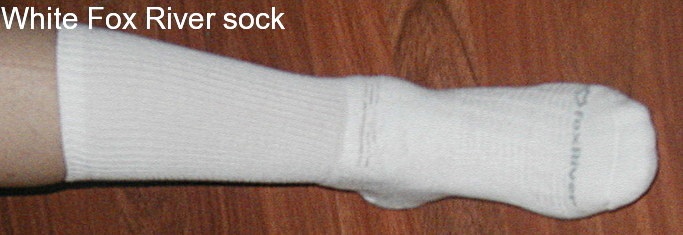 White sock
