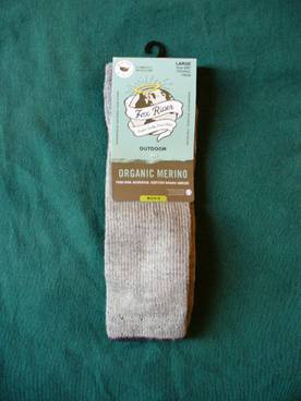 Fox River Organic Crew Socks in Packaging