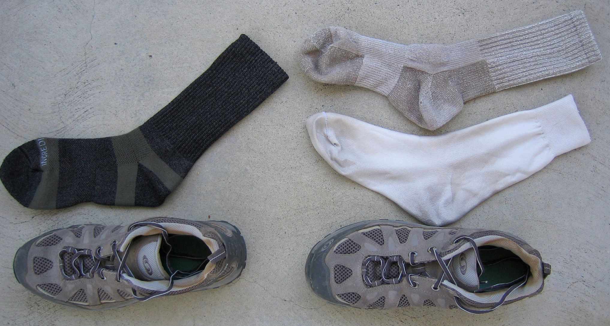 Combination used for day hike