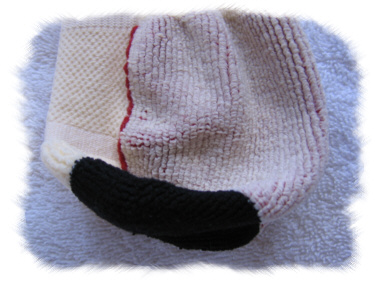 Inside toe of Topo Socks