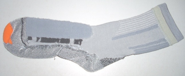 Inside of sock