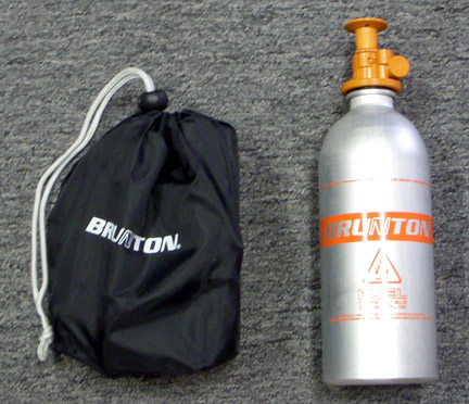 Stuff sack and bottle