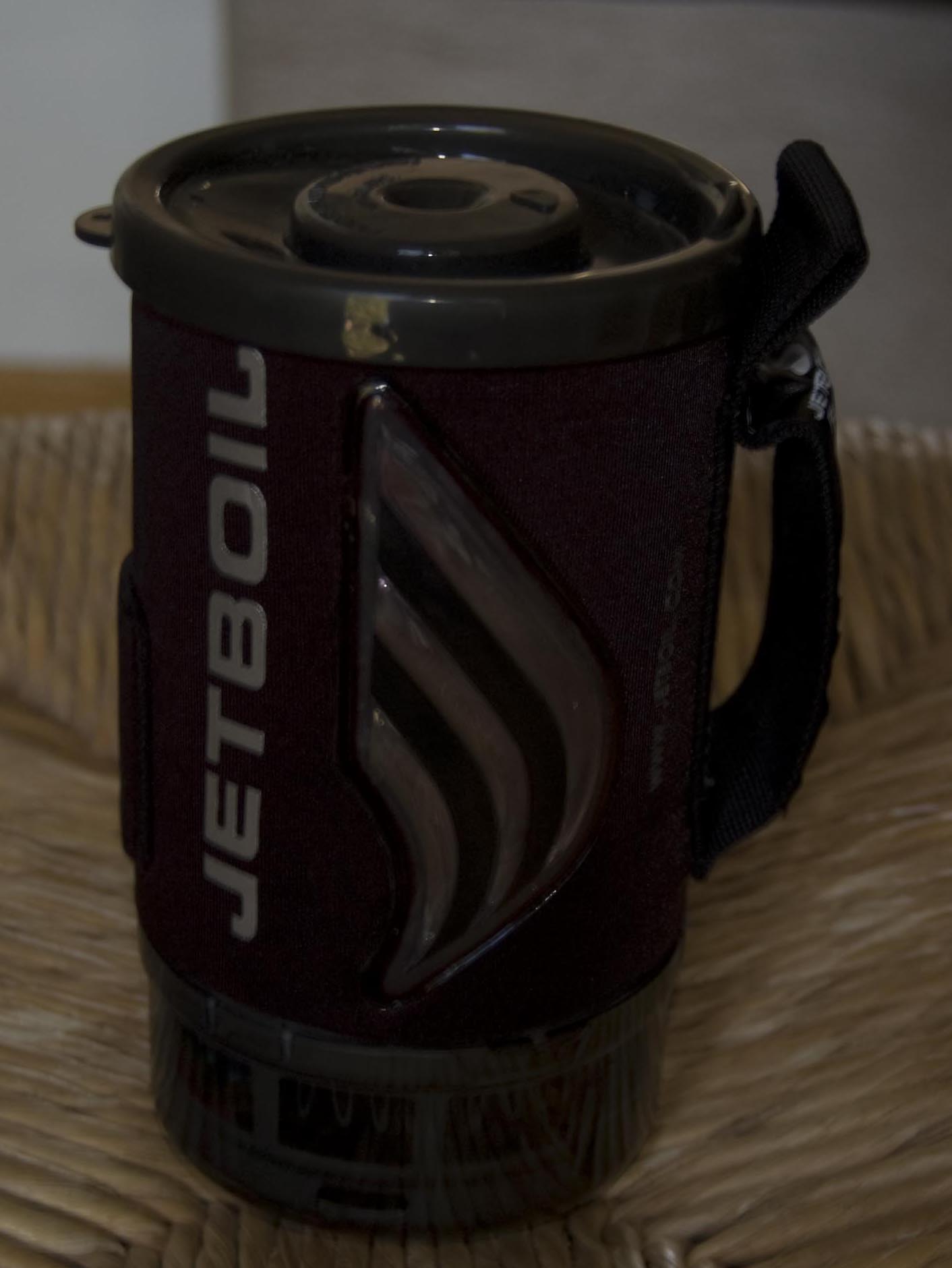 Jetboil flash packed up