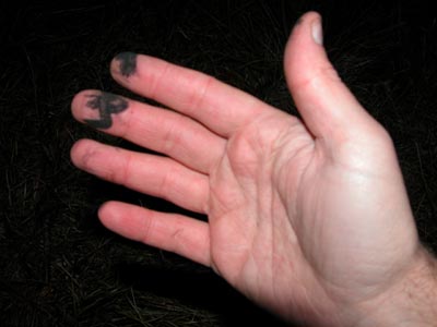 Soot-Covered Fingers