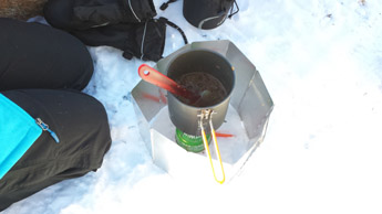 Cooking in the Snow