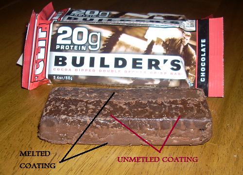 Partially Melted Builder Bar