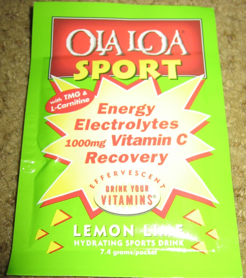 Packet of sport drink