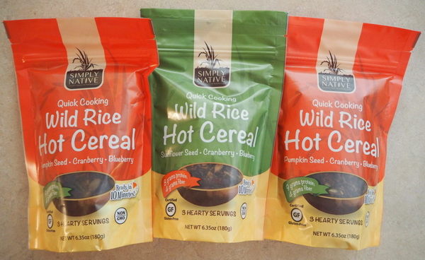 Simply Native Wild Rice Hot Cereal