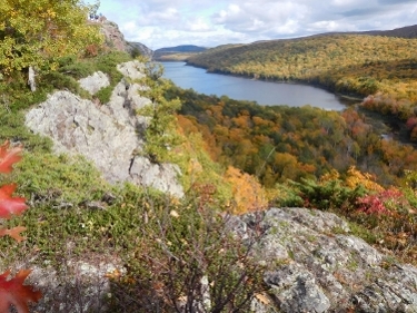 Porcupine Mts Lake of the Clouds in beautiful Michigan