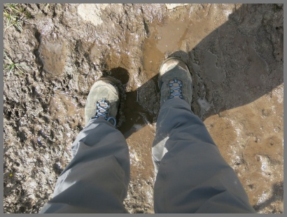 Muddy conditions in the Wind River Range