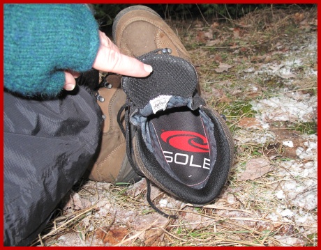 The SOLE Softec Ultra Footbed inside my boot