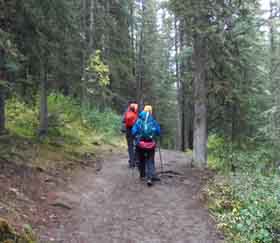 On Trail in Banff