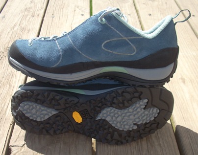 Inside of shoe and tread