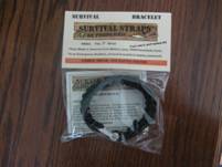Survival Bracelet in Package