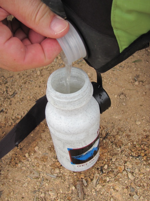 Refill along the Cochise Stronghold Trail
